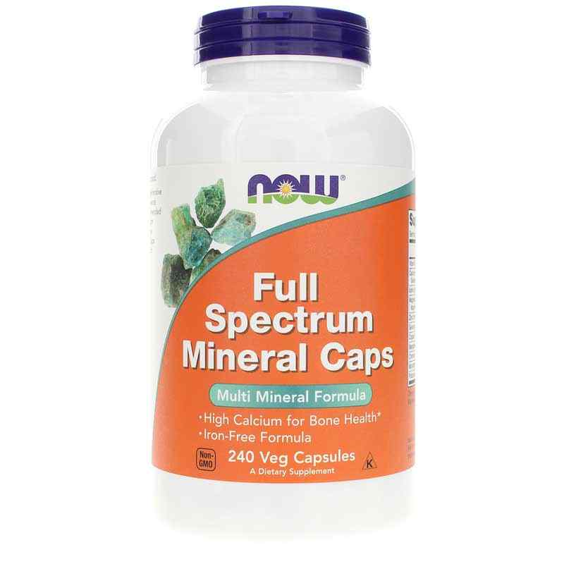 Full Spectrum Mineral Caps, 240 Veg Capsules, by NOW Foods