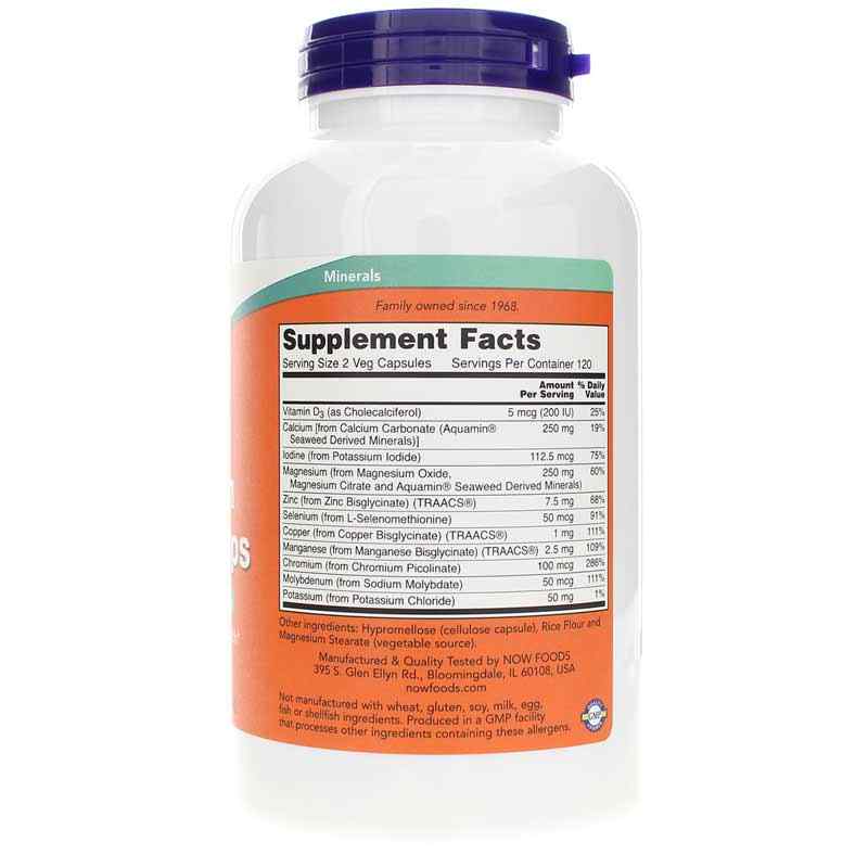 Full Spectrum Mineral Caps, 240 Veg Capsules, by NOW Foods, image #2