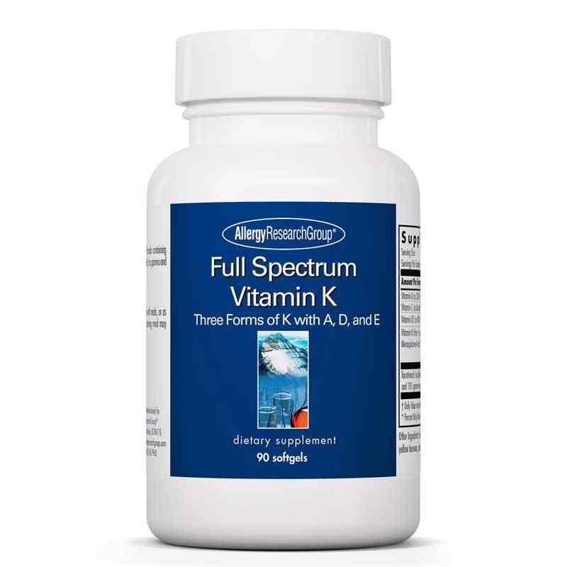 Full Spectrum Vitamin K, by Allergy Research Group