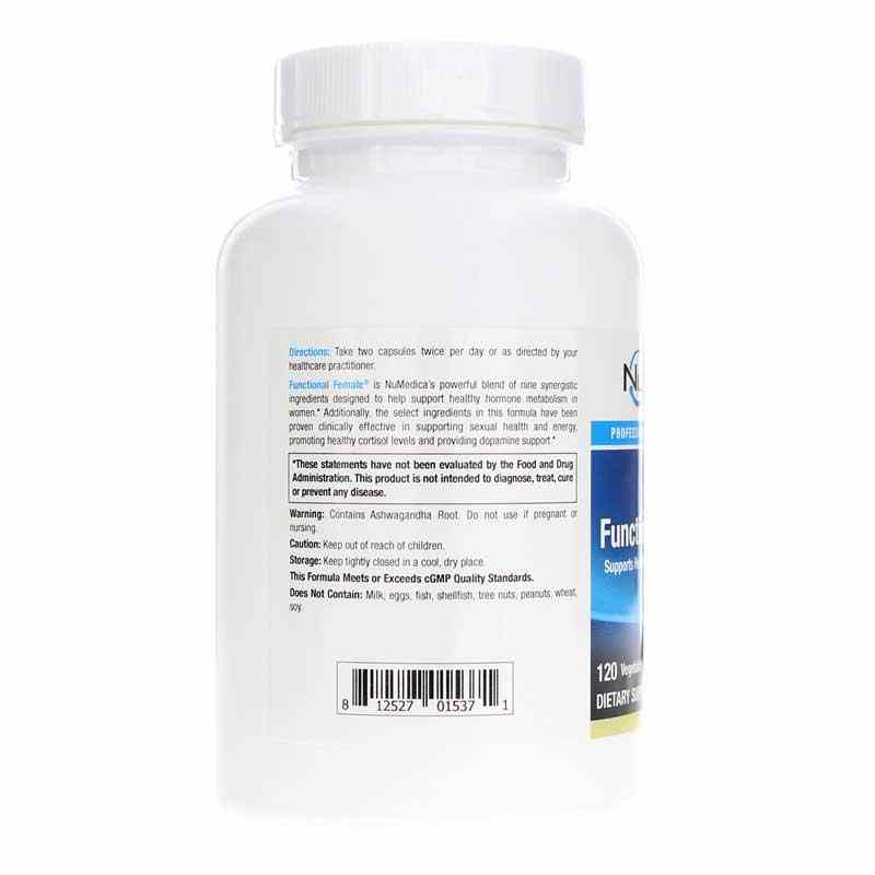 Functional Female, 120 Veg Capsules, by NuMedica, image #3