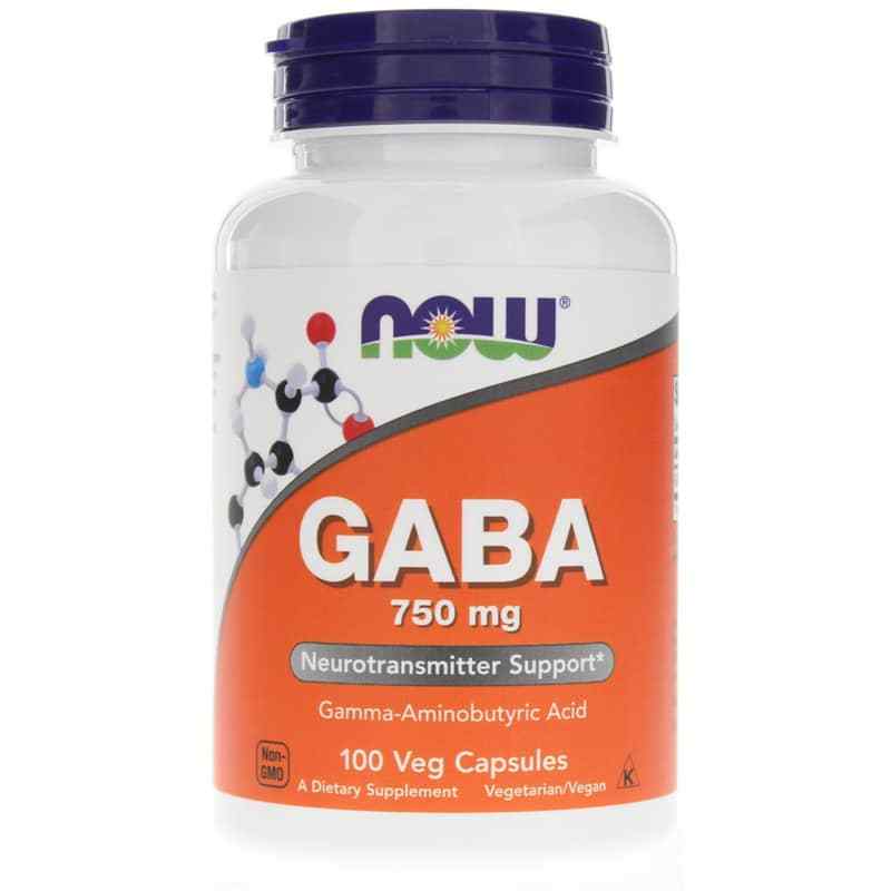 GABA 750 Mg, by NOW Foods
