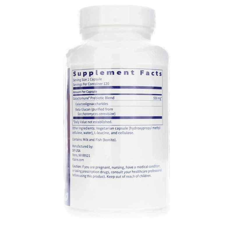 Galactomune Prebiotic, 120 Veg Capsules, by SFI Health, image #2