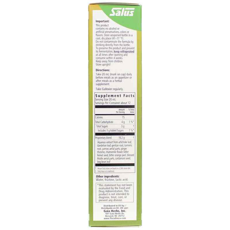 Gallexier Herbal Bitter Liquid Extract, by Salus, image #2