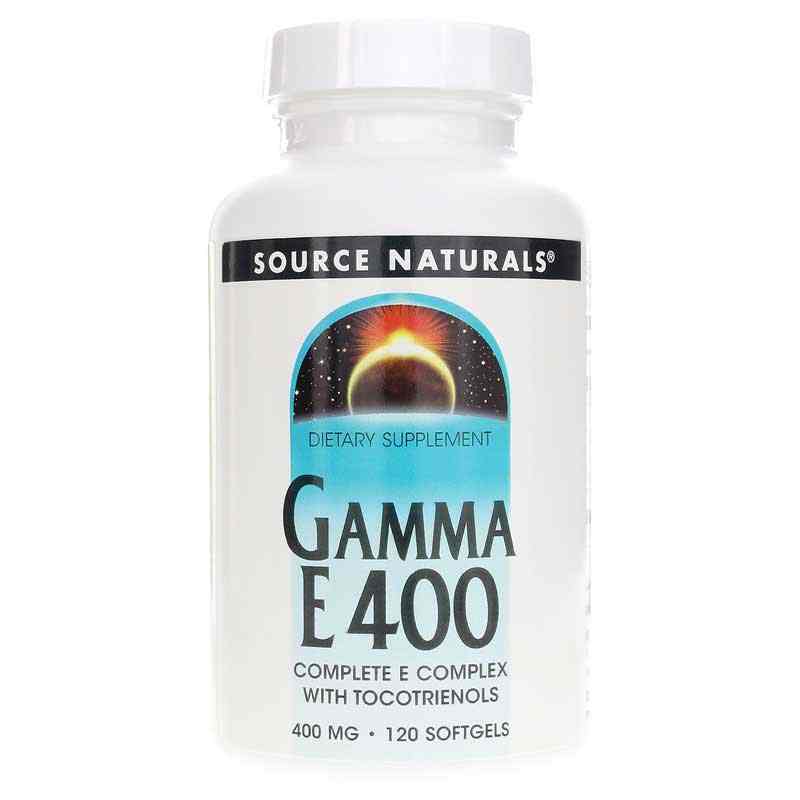 Gamma E 400, 120 Softgels, by Source Naturals