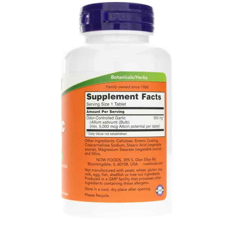 Garlic 5000 Odor Controlled, by NOW Foods, image #2