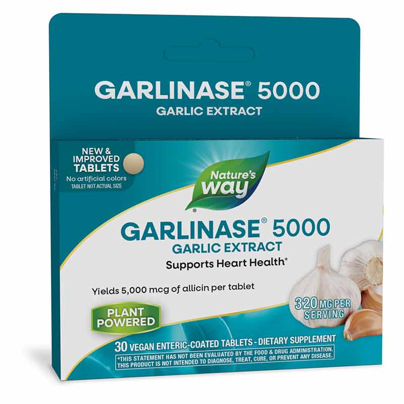 Garlinase 5000, 30 Tablets, by Natures Way