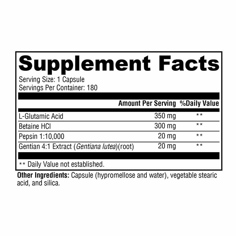 GastrAcid, 180 Veg Capsules, by Xymogen, image #2