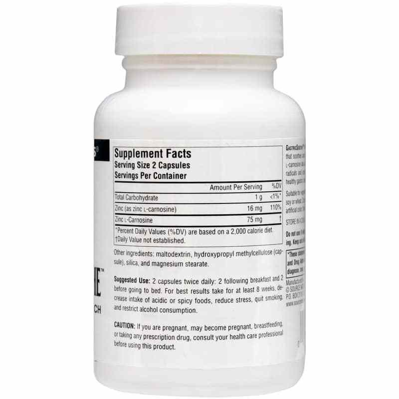 GastricSoothe Zinc L-Carnosine, 30 Capsules, by Source Naturals, image #2