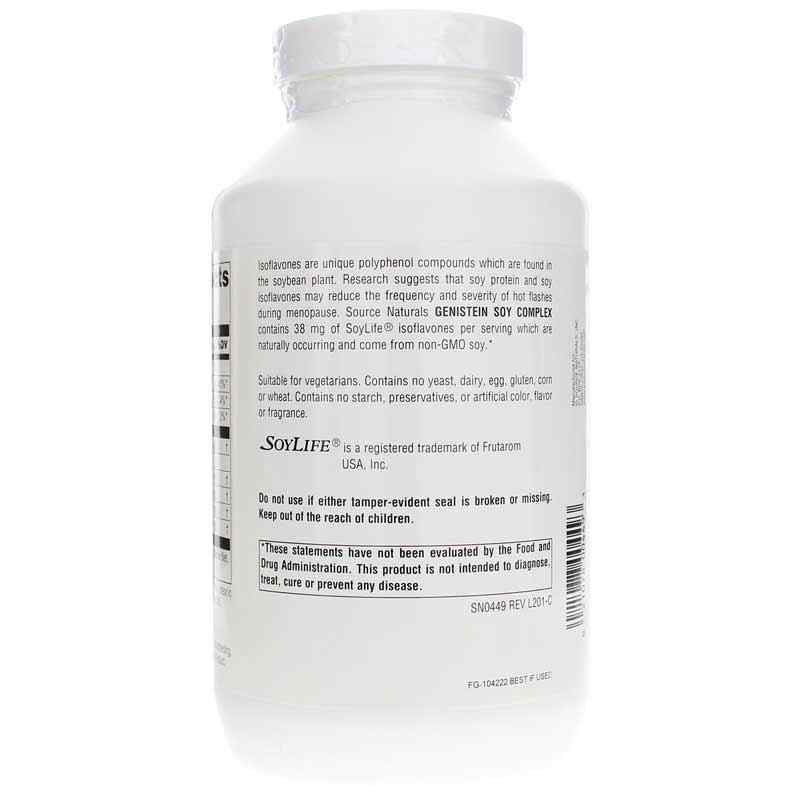 Genistein Soy Complex, 240 Tablets, by Source Naturals, image #3