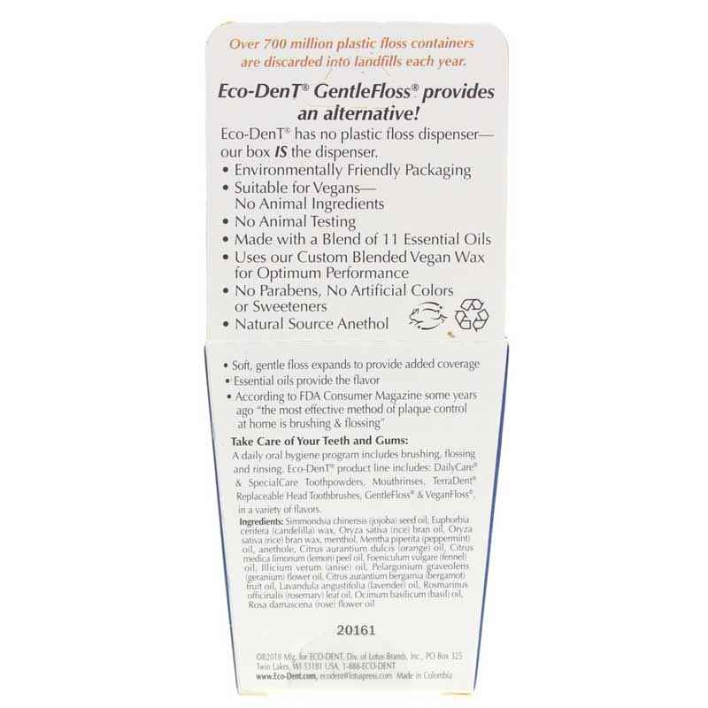 GentleFloss Dental Floss Mint, by Eco-Dent, image #2