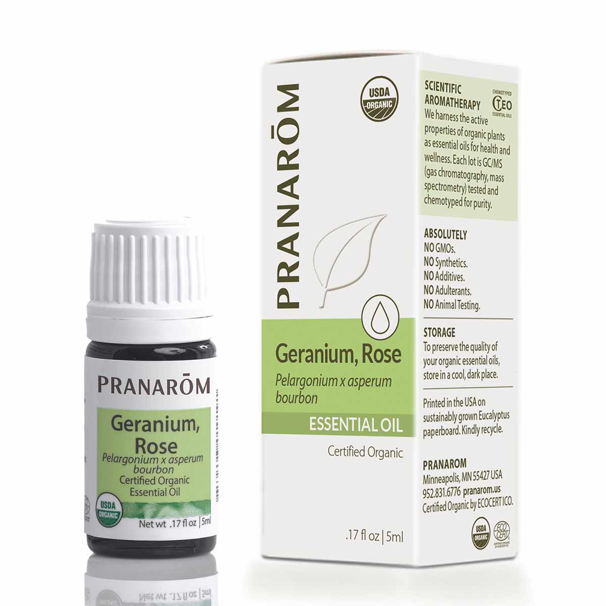 Geranium, Rose Essential Oil, by Pranarom