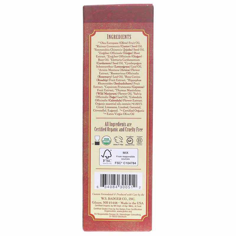 Ginger Deep Tissue Massage Oil, by Badger, image #3