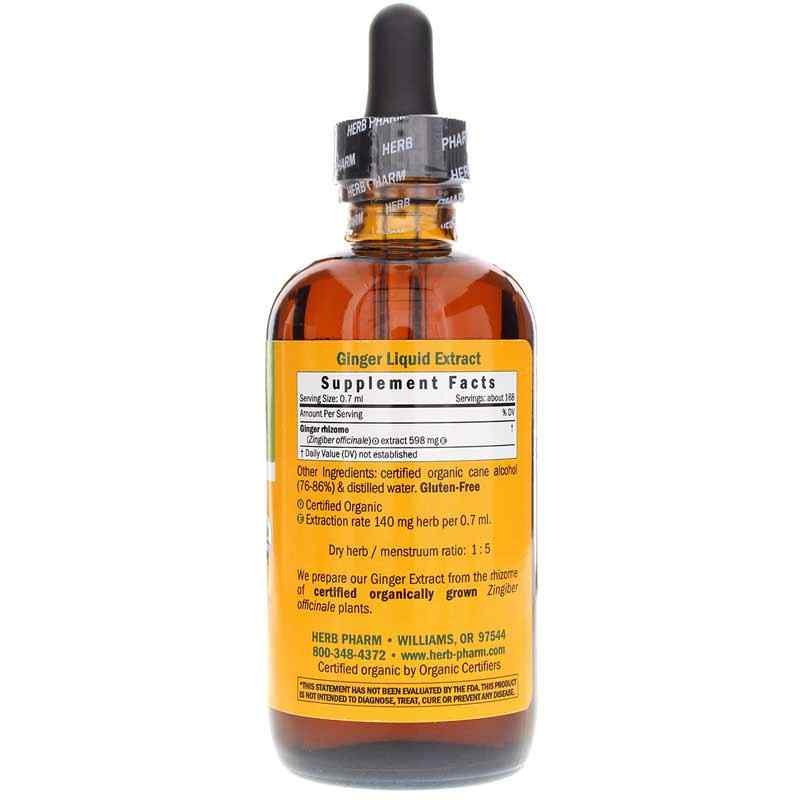 Ginger Extract, 4 Oz, by Herb Pharm, image #2