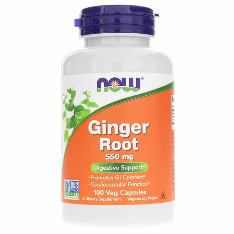 Ginger Root 550 Mg, by NOW Foods