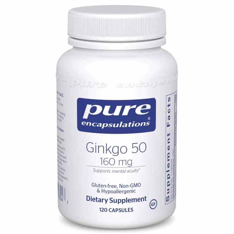 Ginkgo 50 160 Mg, by Pure Encapsulations