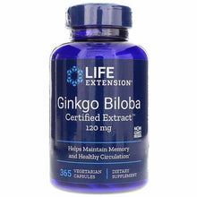 Ginkgo Biloba Certified Extract 120 Mg, by Life Extension