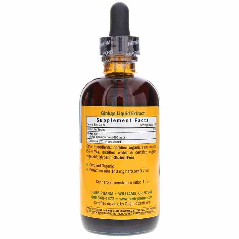 Ginkgo Extract, 4 Oz, by Herb Pharm, image #2