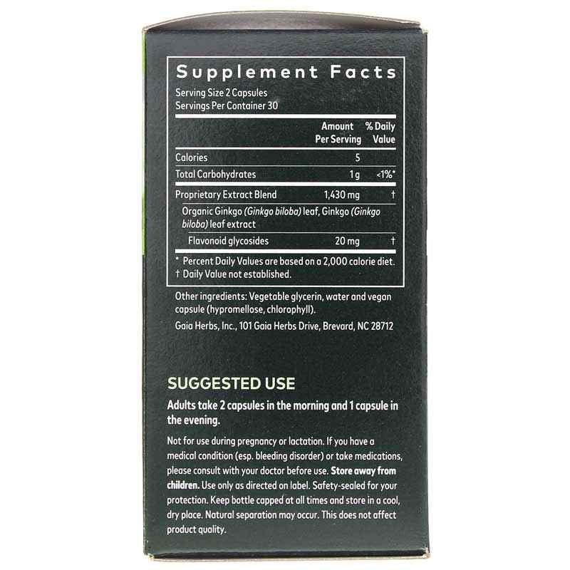 Ginkgo Leaf, by Gaia Herbs, image #2