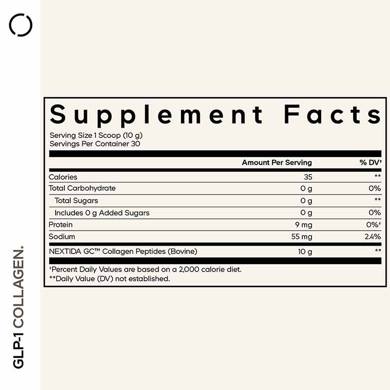GLP-1 Collagen Peptides, Unflavored, by Codeage, image #2