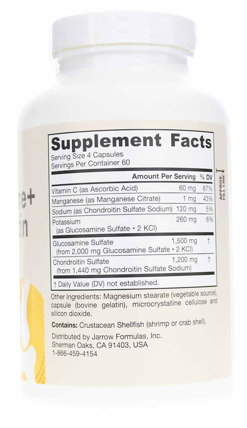 Glucosamine + Chondroitin, 240 Capsules, by Jarrow Formulas, image #2