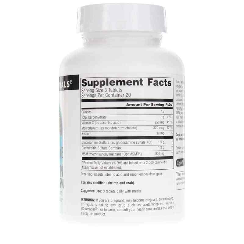 Glucosamine Chondroitin Complex with MSM, 60 Tablets, by Source Naturals, image #2
