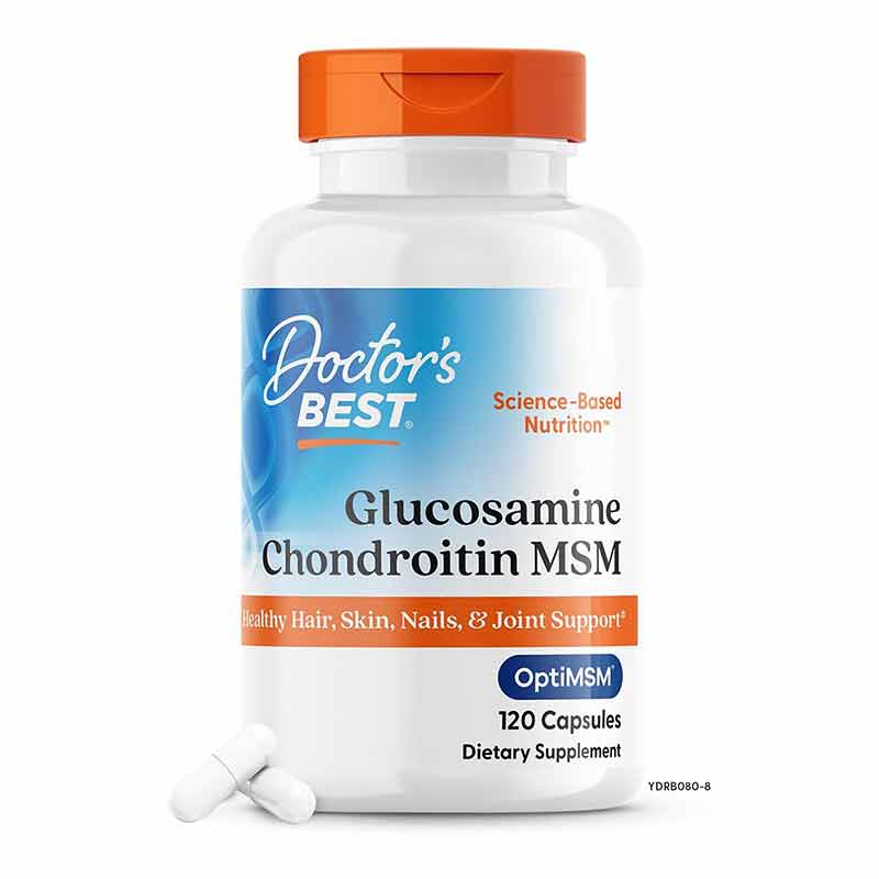 Glucosamine Chondroitin MSM, 120 Capsules, by Doctors Best