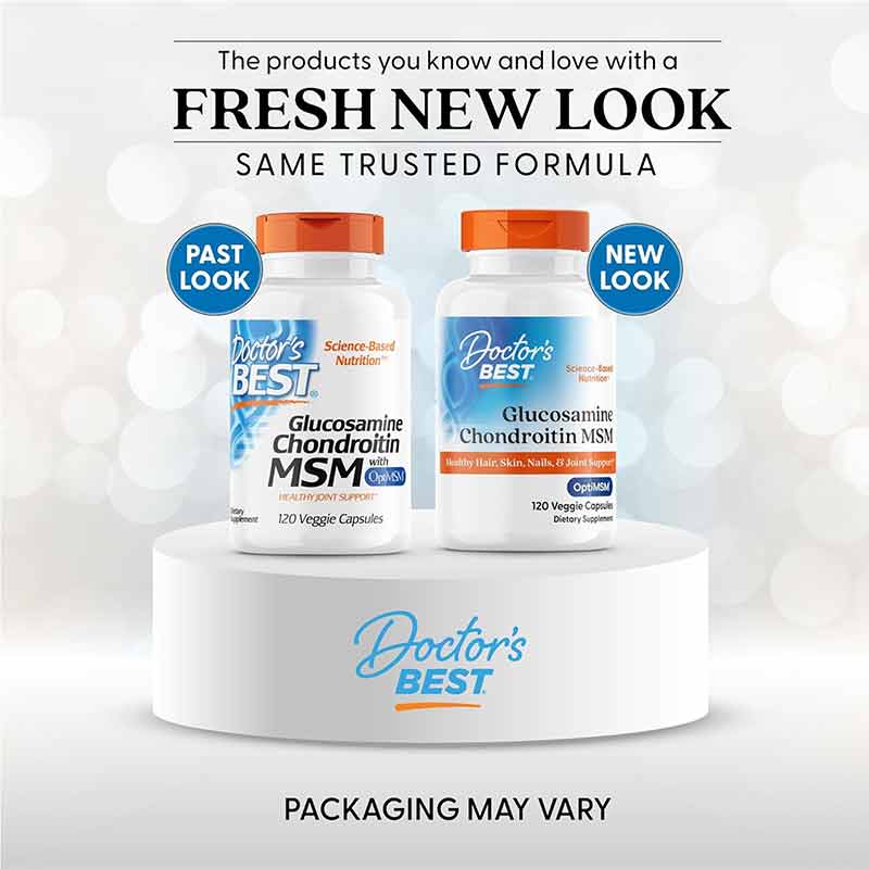 Glucosamine Chondroitin MSM, 120 Capsules, by Doctors Best, image #2
