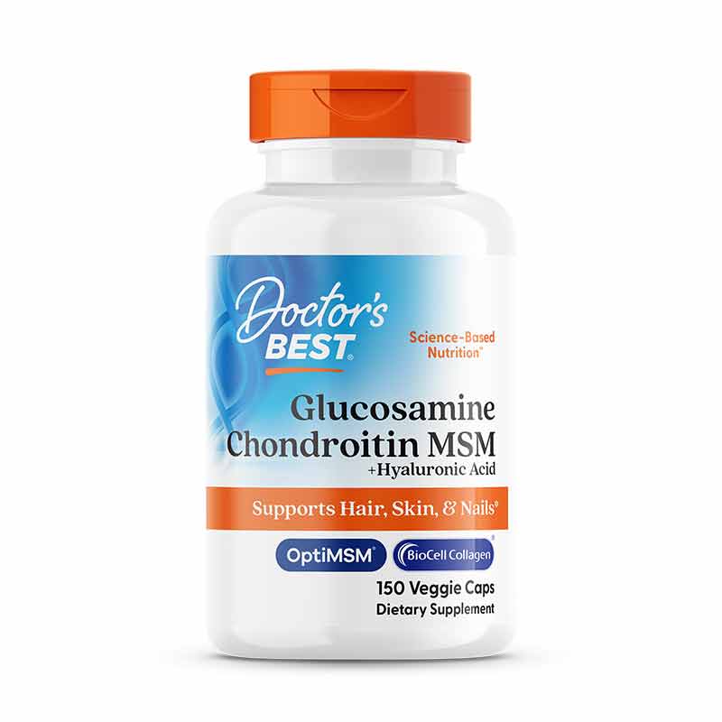 Glucosamine Chondroitin MSM + Hyaluronic Acid, by Doctors Best
