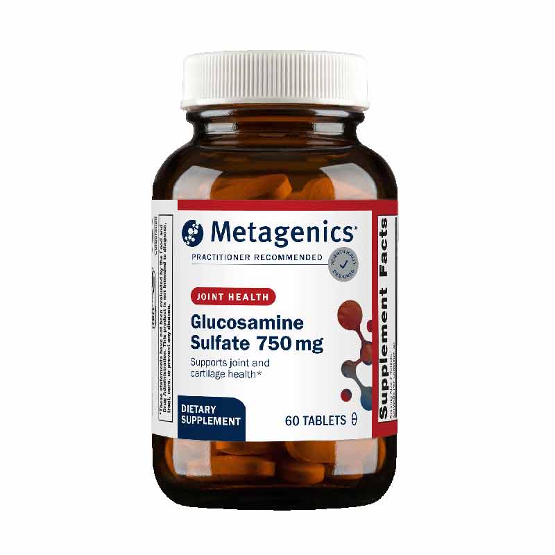 Glucosamine Sulfate 750, 60 Tablets, by Metagenics