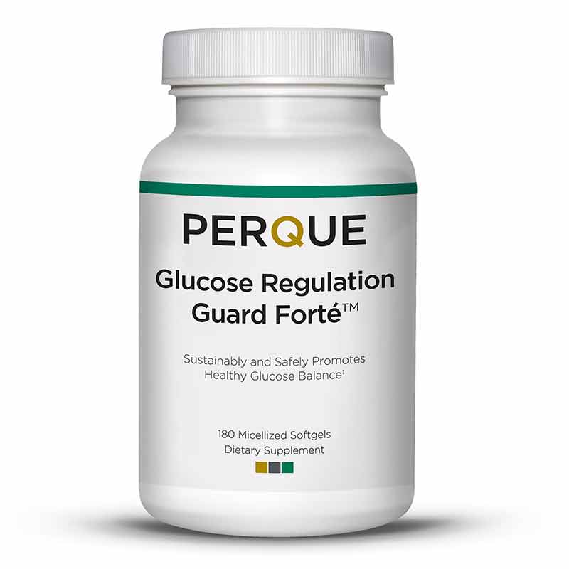 Glucose Regulation Guard Forte, 180 Softgels, by PERQUE
