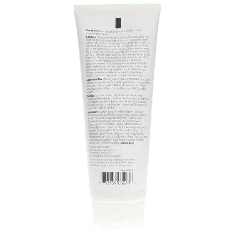 Glucosamine MSM & Arnica Lotion, by NOW Foods, image #2