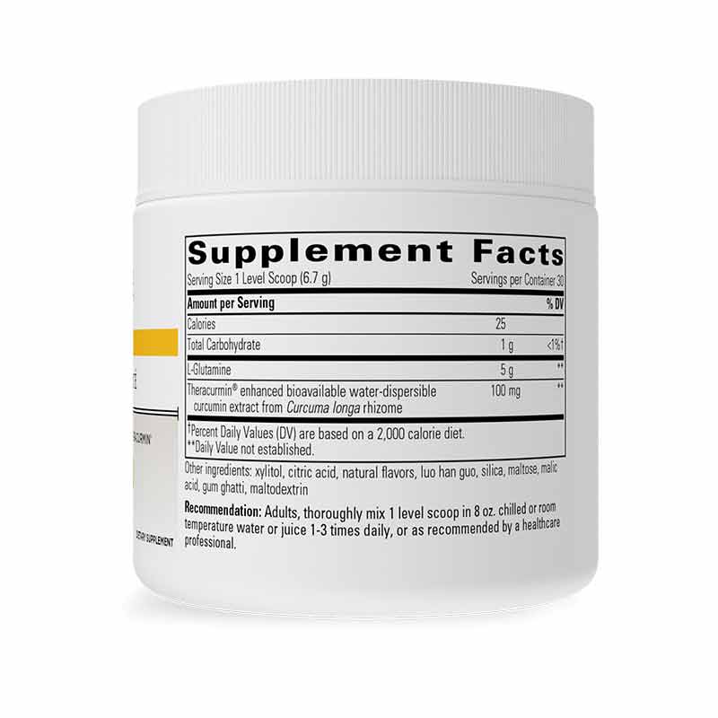 Glutamine Forte Powder Lemon Lime Flavor, by Integrative Therapeutics, image #3