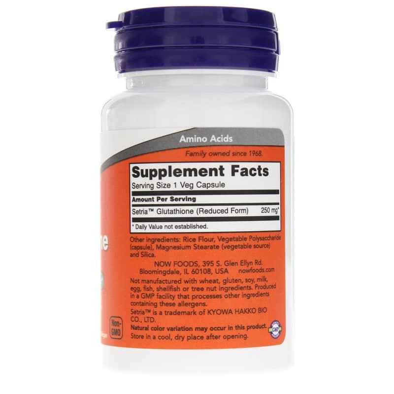 Glutathione 250 Mg, by NOW Foods, image #2