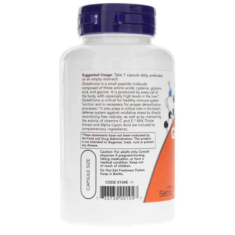 Glutathione 500 Mg, by NOW Foods, image #3