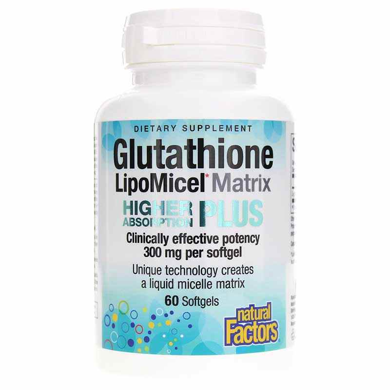 Glutathione LipoMicel Matrix, 60 Softgels, by Natural Factors