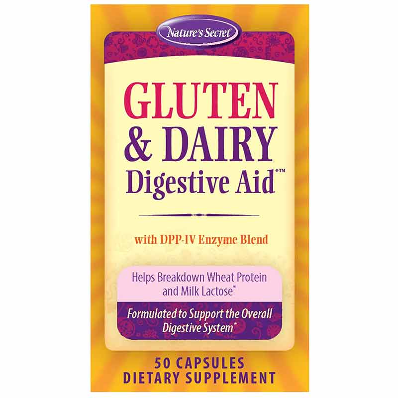 Gluten & Dairy Digestive Aid, by Natures Secret