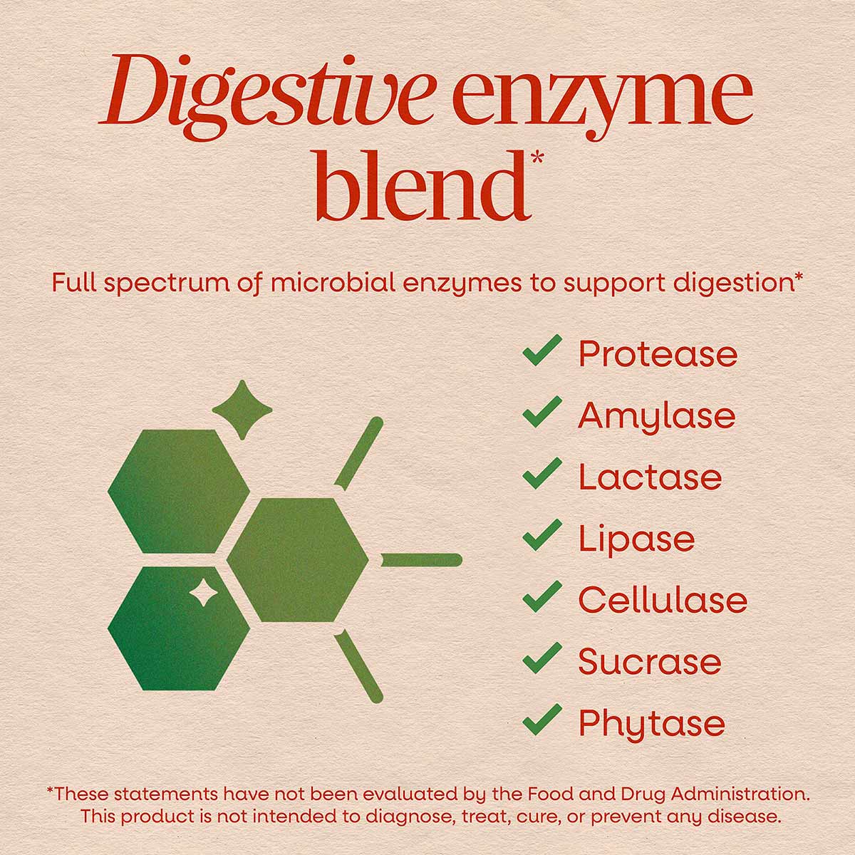 Natures Way Gluten Defense supplement package with beige background displaying digestive enzyme blend ingredients and green m