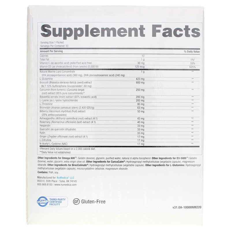 Gluten Support Packets, by NuMedica, image #3