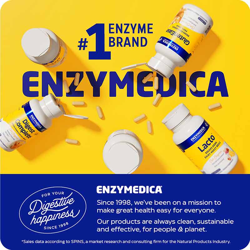 GlutenEase, 120 Capsules, by Enzymedica, image #8
