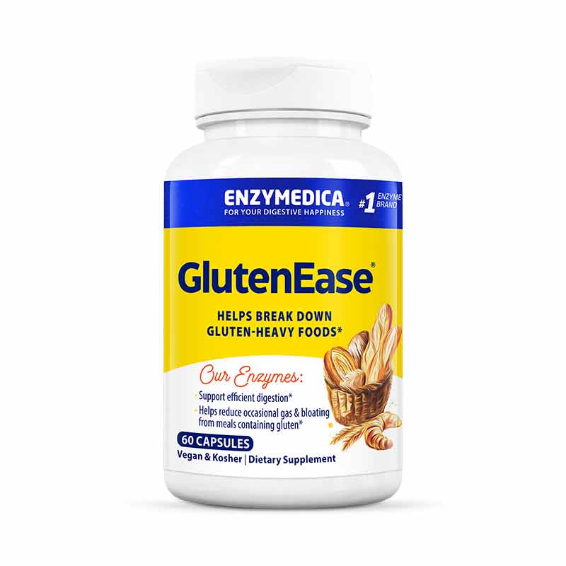 GlutenEase, 60 Capsules, by Enzymedica