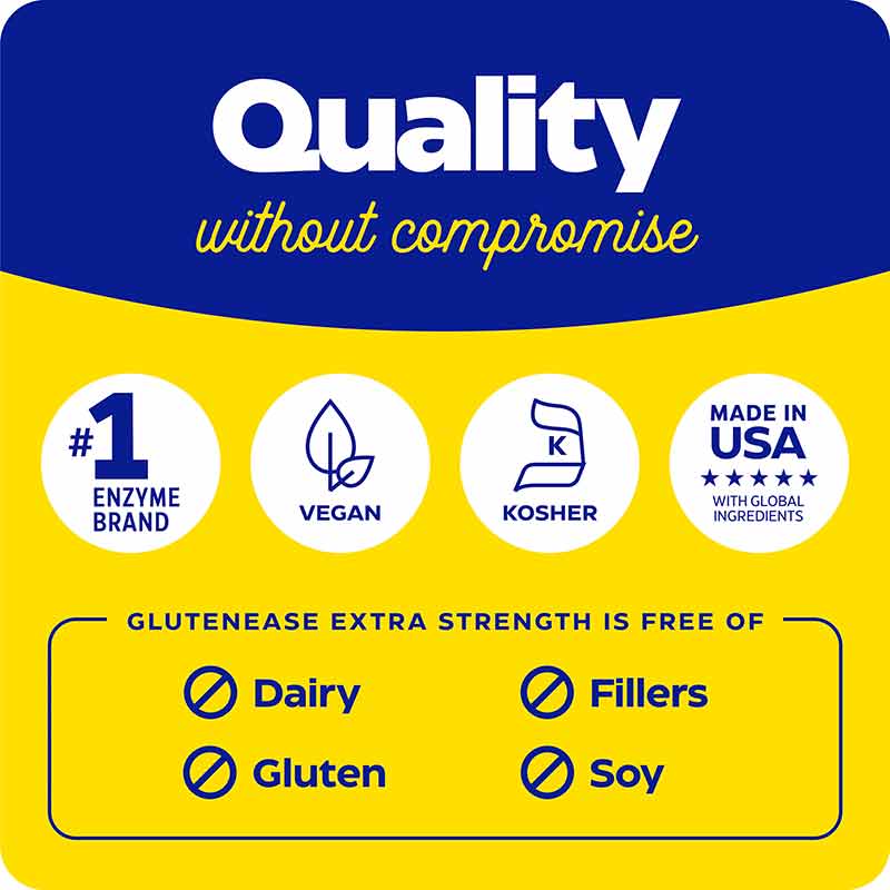 GlutenEase Extra Strength, 60 Capsules, by Enzymedica, image #7