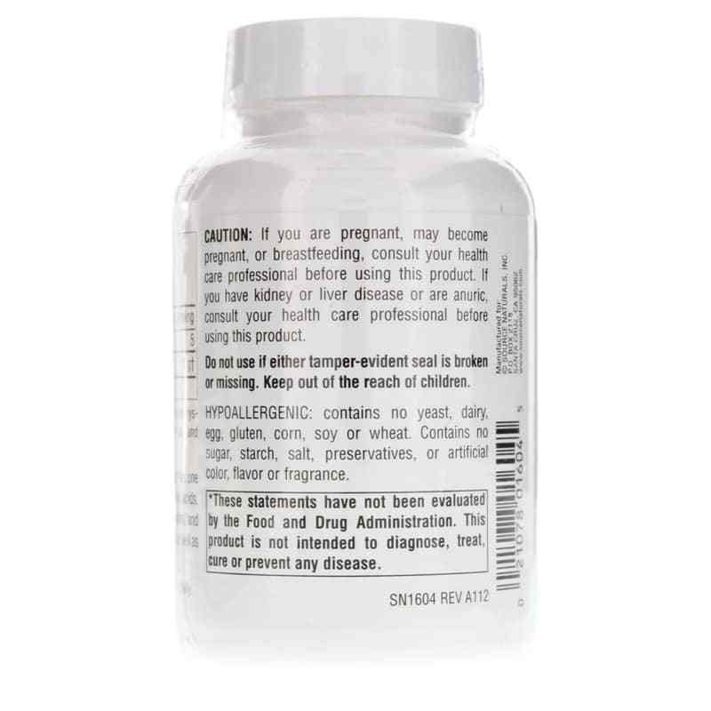 Glycine 500 Mg, 100 Capsules, by Source Naturals, image #3