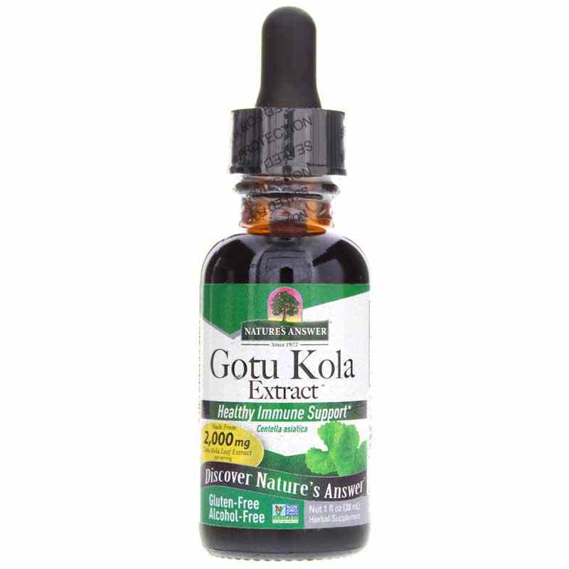 Gotu Kola Extract Alcohol-Free, by Natures Answer