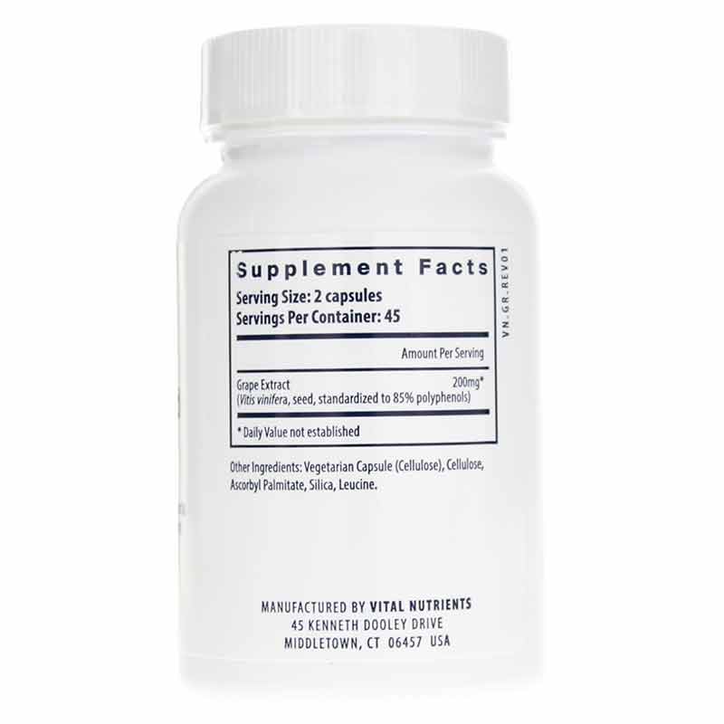 Grape Seed Extract 100 Mg, by Vital Nutrients, image #2