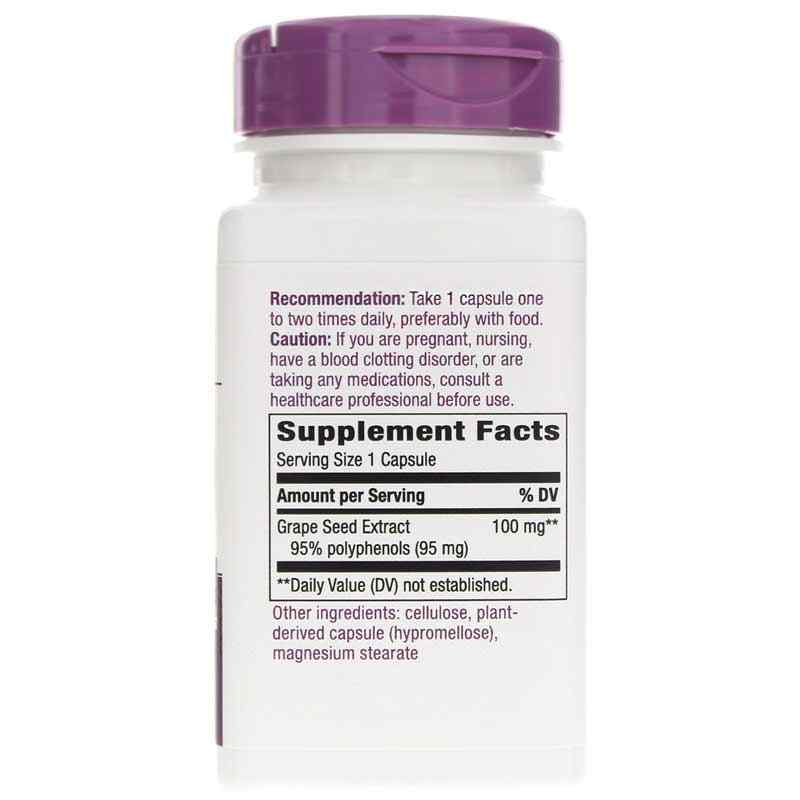 Grape Seed Premium Extract, 60 Vegan Capsules, by Natures Way, image #2