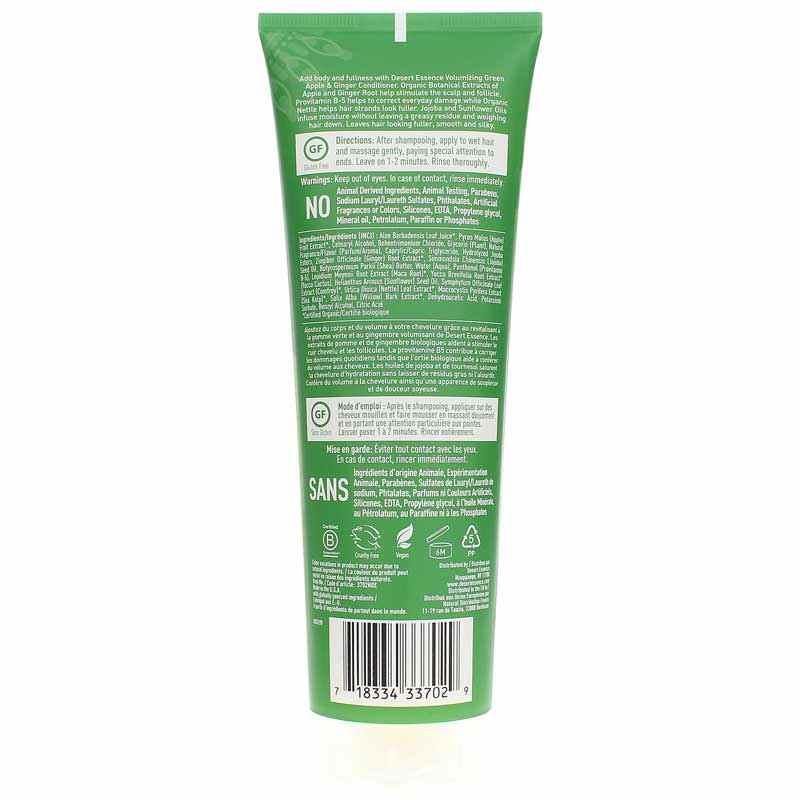 Green Apple & Ginger Volume Conditioner, by Desert Essence, image #2
