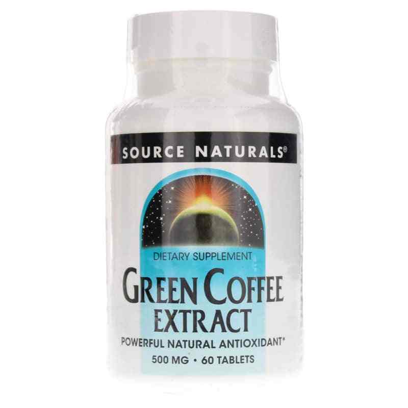 Green Coffee Extract 500 Mg, 60 Tablets, by Source Naturals
