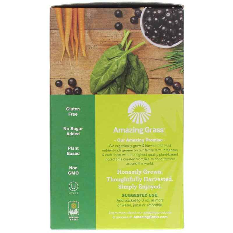 Green Superfood, Original, 15 Packets, by Amazing Grass, image #4