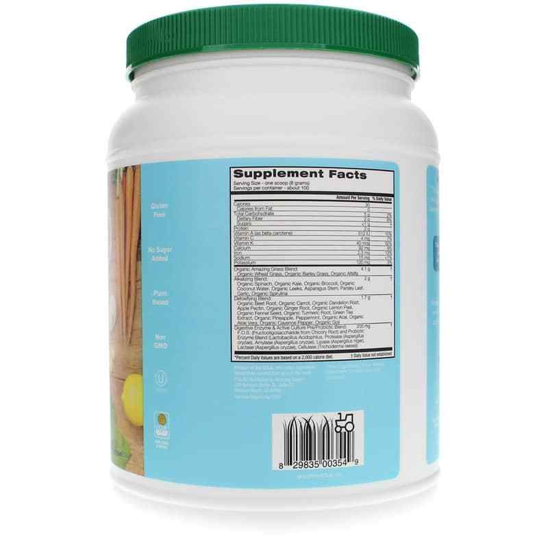 Green Superfood Powder Alkalize & Detox, 100 Servings, by Amazing Grass, image #2