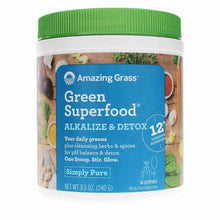 Green Superfood Powder Alkalize & Detox, 30 Servings, by Amazing Grass